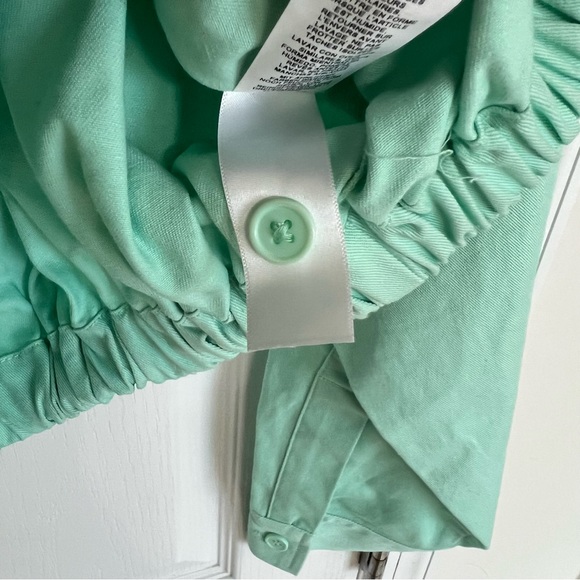 ASOS DESIGN Mint Cropped Shirt Jacket - Picture 14 of 14